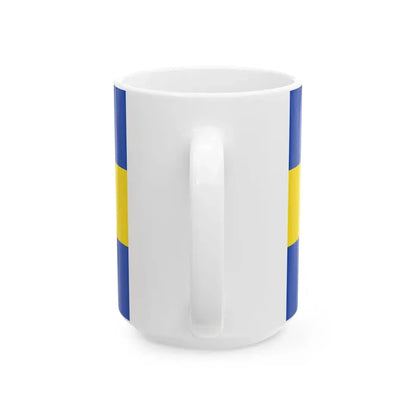 Flagge Oberasphe (Germany) White Coffee Mug - Go Mug Yourself