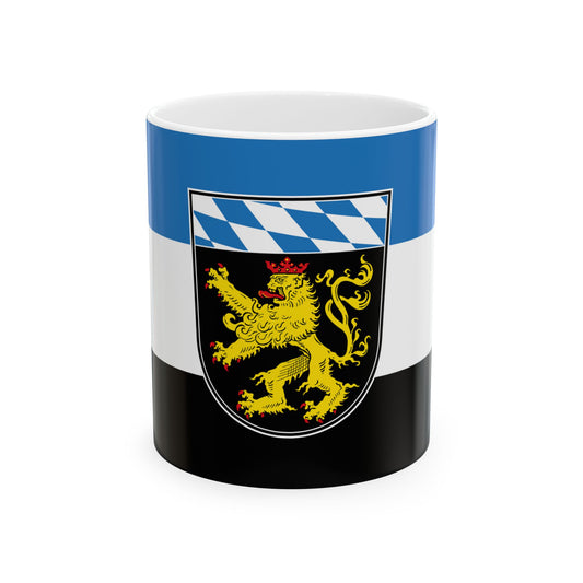Flagge Oberbayern Vorschlag (Germany) White Coffee Mug-11oz-Go Mug Yourself