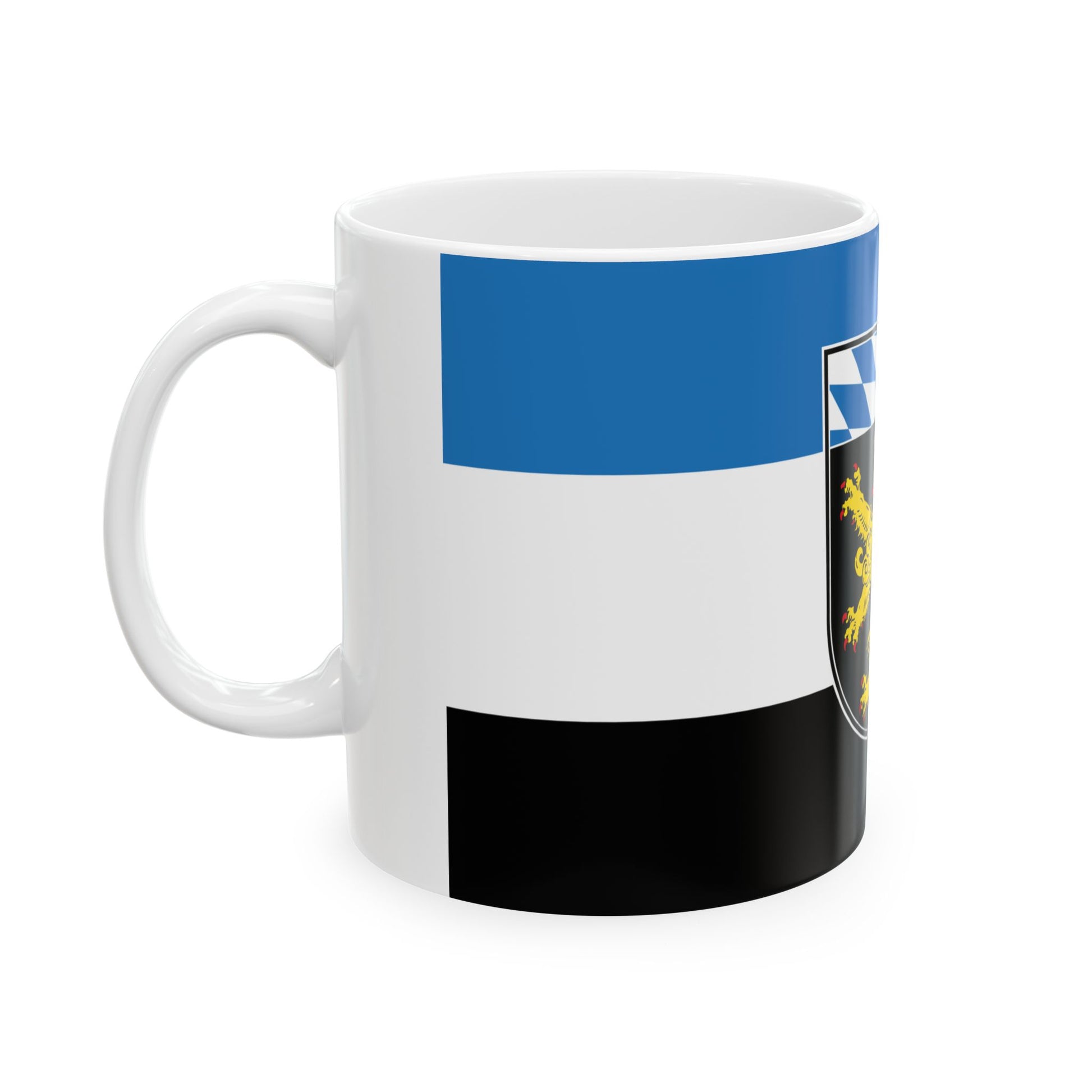 Flagge Oberbayern Vorschlag (Germany) White Coffee Mug-Go Mug Yourself