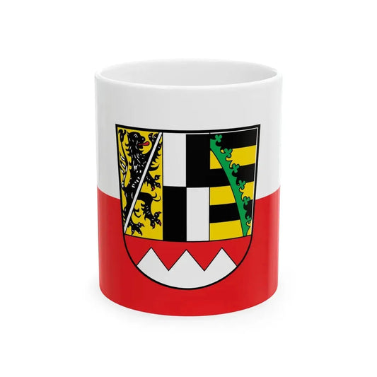 Flagge Oberfranken (Germany) White Coffee Mug 11oz - Go Mug Yourself