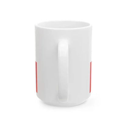 Flagge Oberfranken (Germany) White Coffee Mug - Go Mug Yourself