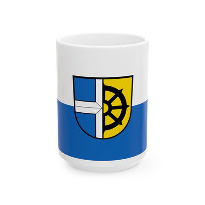 Flagge Oberhausen-Rheinhausen (Germany) White Coffee Mug-15oz-Go Mug Yourself