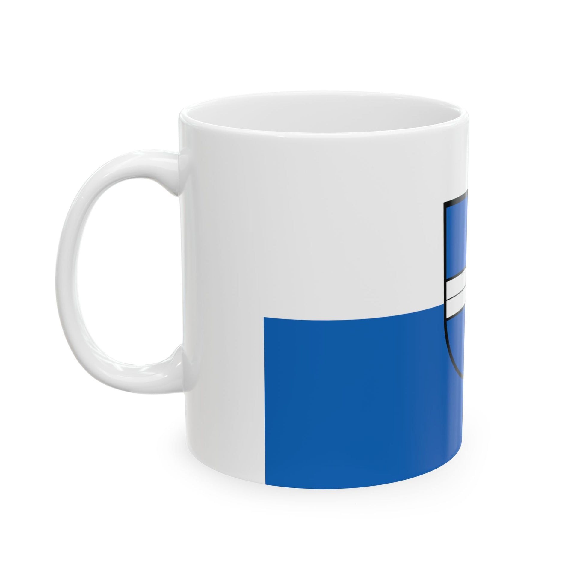 Flagge Oberhausen-Rheinhausen (Germany) White Coffee Mug-Go Mug Yourself