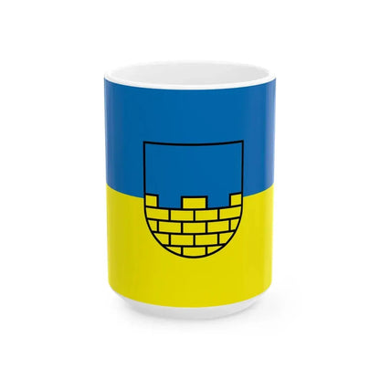 Flagge Oberlausitz (Germany) White Coffee Mug 15oz - Go Mug Yourself