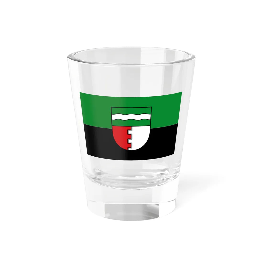 Flagge Oberndorf Oste (Germany) Shot Glass 1.5oz 1.5oz - Go Mug Yourself