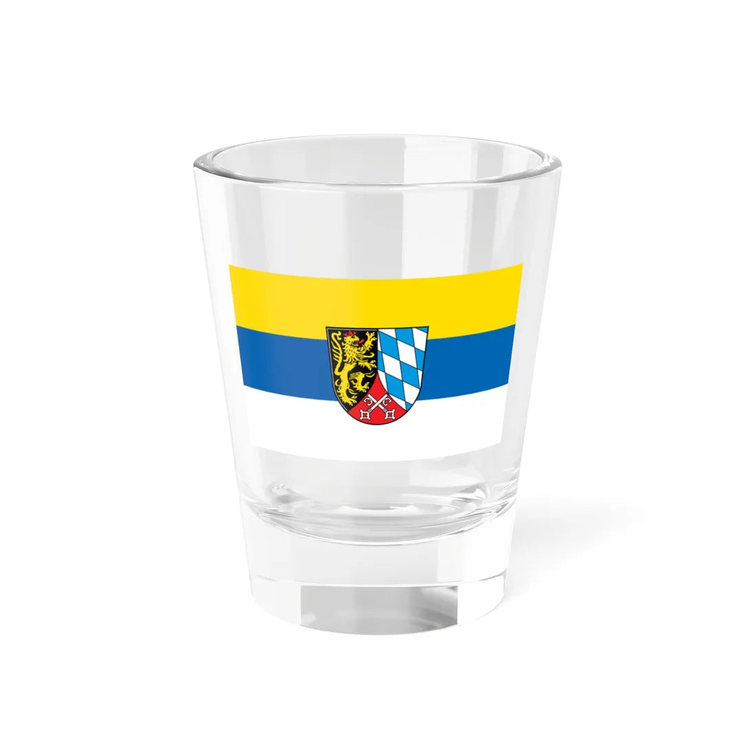 Flagge Oberpfalz (Germany) Shot Glass 1.5oz 1.5oz - Go Mug Yourself