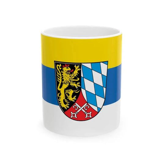 Flagge Oberpfalz (Germany) White Coffee Mug 11oz - Go Mug Yourself