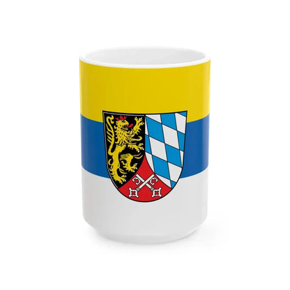 Flagge Oberpfalz (Germany) White Coffee Mug 15oz - Go Mug Yourself