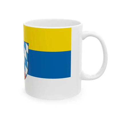 Flagge Oberpfalz (Germany) White Coffee Mug - Go Mug Yourself