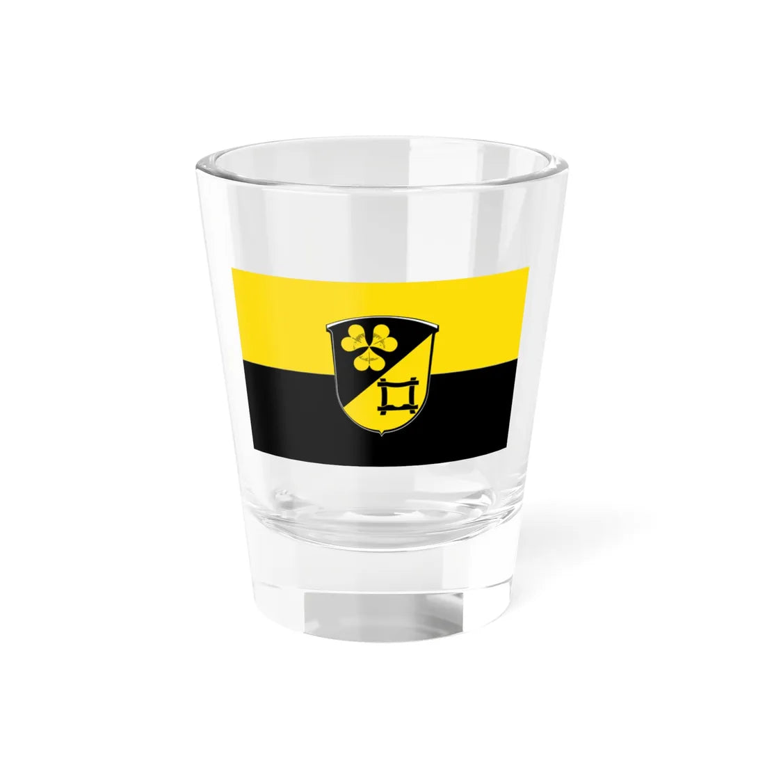 Flagge Offenbach Mittenaar (Germany) Shot Glass 1.5oz 1.5oz - Go Mug Yourself