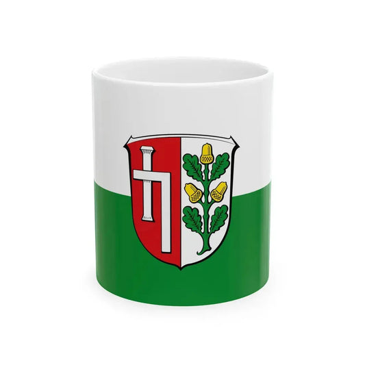 Flagge Offenthal (Germany) White Coffee Mug 11oz - Go Mug Yourself