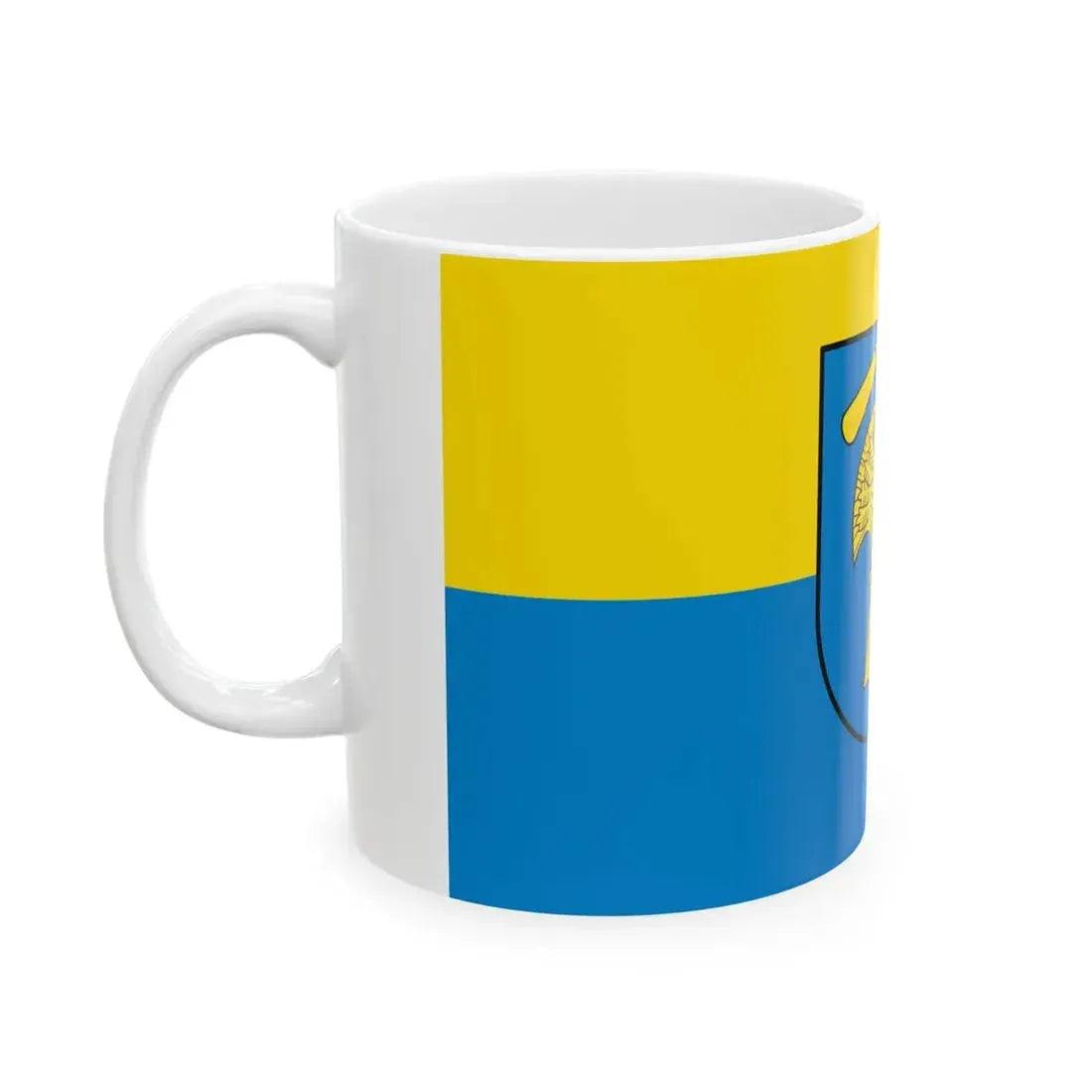 Flagge Ofterdingen (Germany) White Coffee Mug - Go Mug Yourself