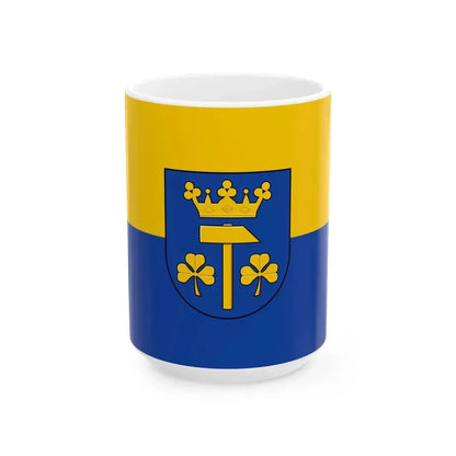 Flagge Osteel (Germany) White Coffee Mug 15oz - Go Mug Yourself