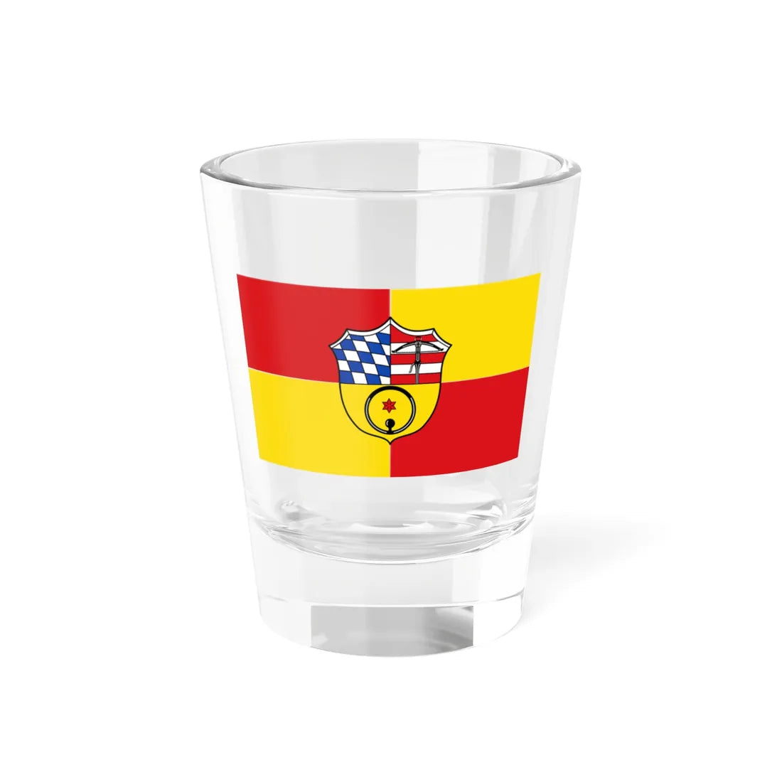 Flagge Ottersheim bei Landau (Germany) Shot Glass 1.5oz 1.5oz - Go Mug Yourself