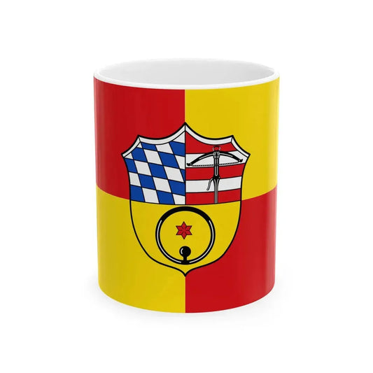 Flagge Ottersheim bei Landau (Germany) White Coffee Mug 11oz - Go Mug Yourself