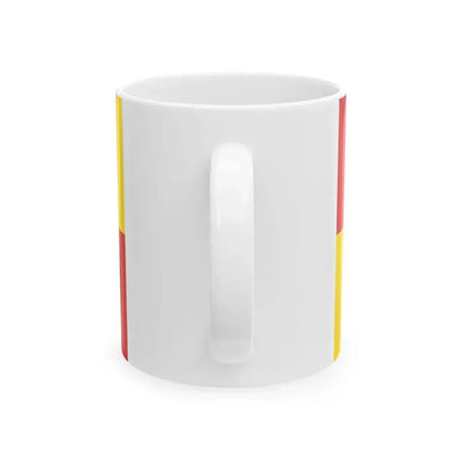 Flagge Ottersheim bei Landau (Germany) White Coffee Mug - Go Mug Yourself