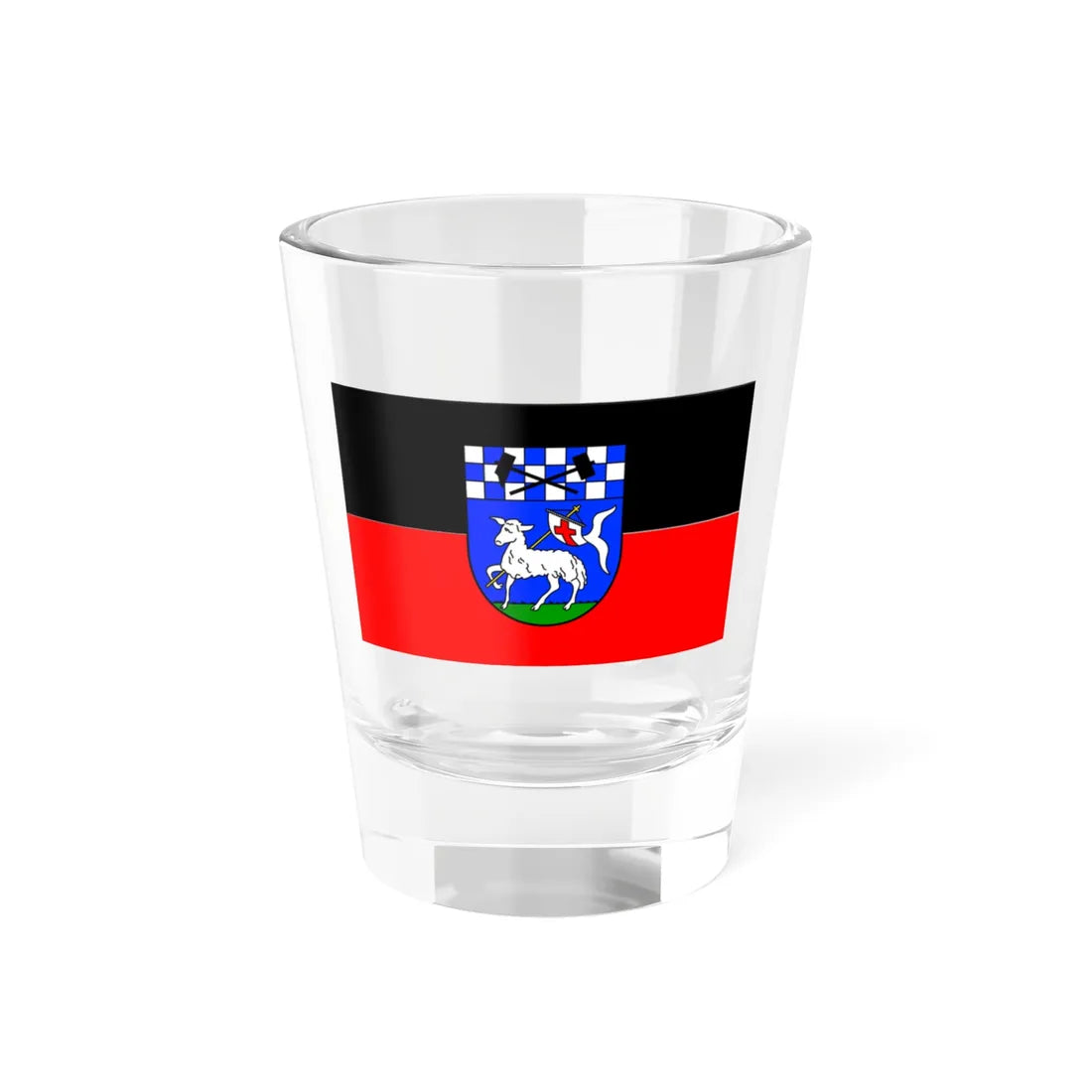 Flagge Penzberg (Germany) Shot Glass 1.5oz 1.5oz - Go Mug Yourself