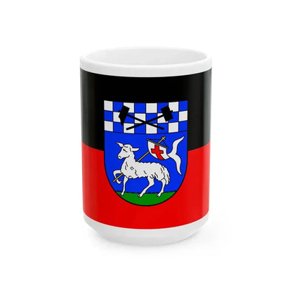 Flagge Penzberg (Germany) White Coffee Mug 15oz - Go Mug Yourself