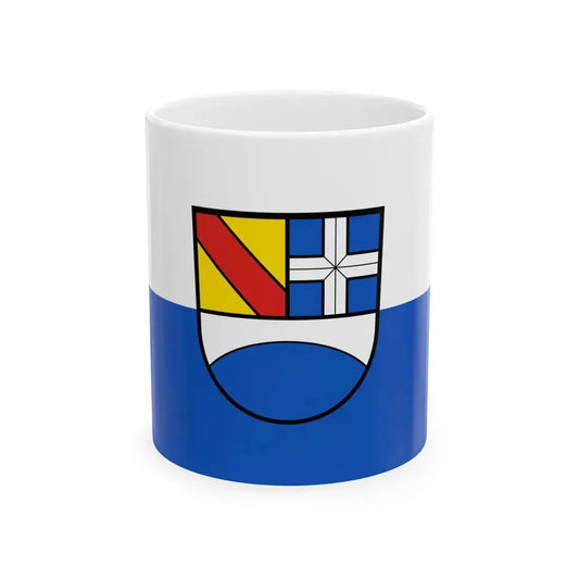 Flagge Pfinztal (Germany) White Coffee Mug 11oz - Go Mug Yourself