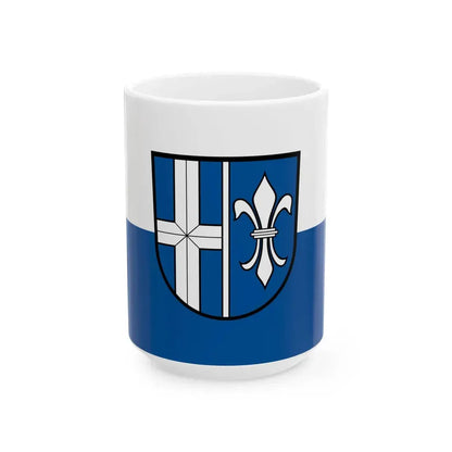 Flagge Philippsburg (Germany) White Coffee Mug 15oz - Go Mug Yourself