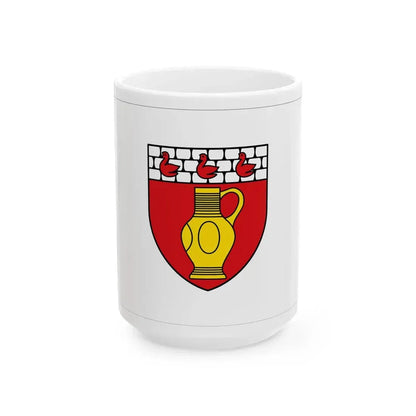 Flagge Raeren (Belgium) White Coffee Mug 15oz - Go Mug Yourself