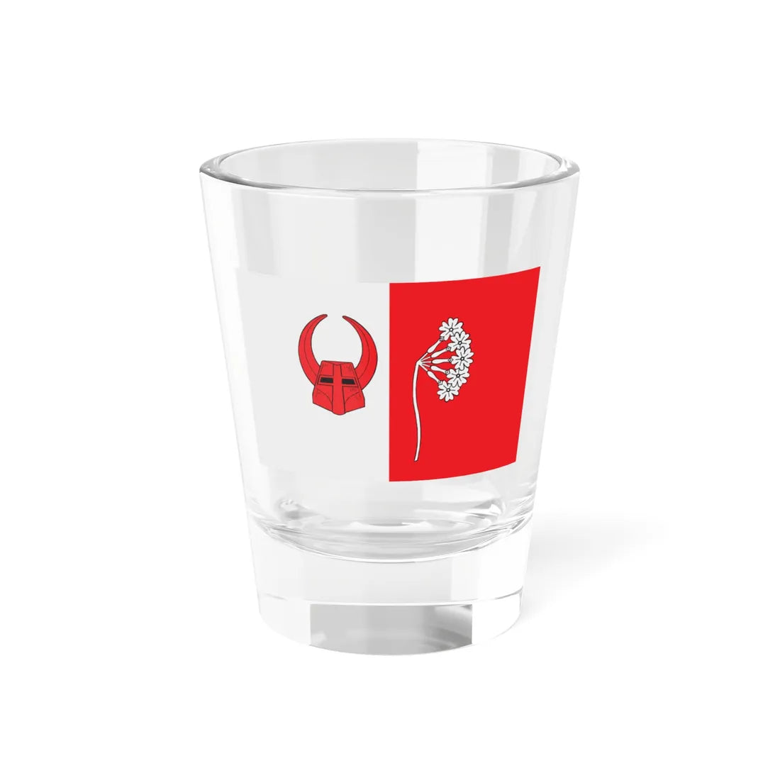 Flagge Rantzau (Germany) Shot Glass 1.5oz 1.5oz - Go Mug Yourself