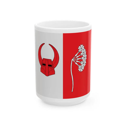 Flagge Rantzau (Germany) White Coffee Mug 15oz - Go Mug Yourself