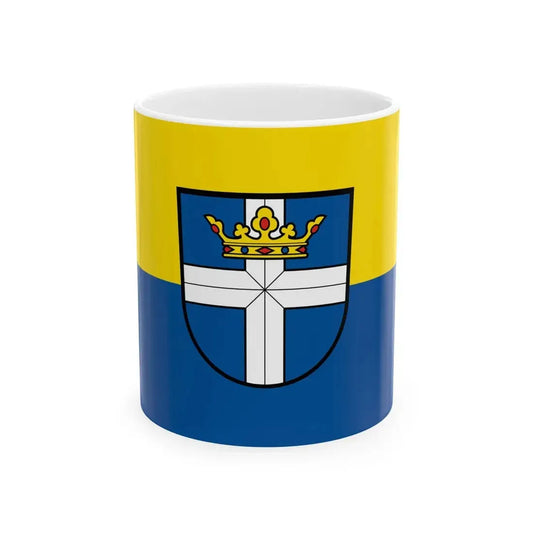 Flagge Rheinstetten (Germany) White Coffee Mug 11oz - Go Mug Yourself