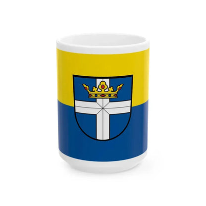 Flagge Rheinstetten (Germany) White Coffee Mug 15oz - Go Mug Yourself