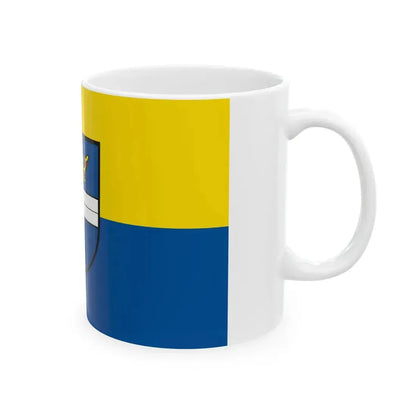 Flagge Rheinstetten (Germany) White Coffee Mug - Go Mug Yourself