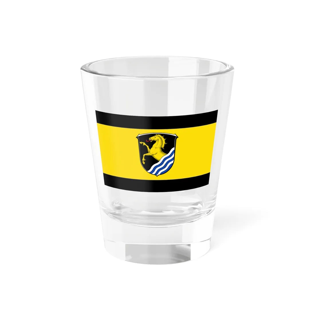 Flagge Richen Groß-Umstadt (Germany) Shot Glass 1.5oz 1.5oz - Go Mug Yourself