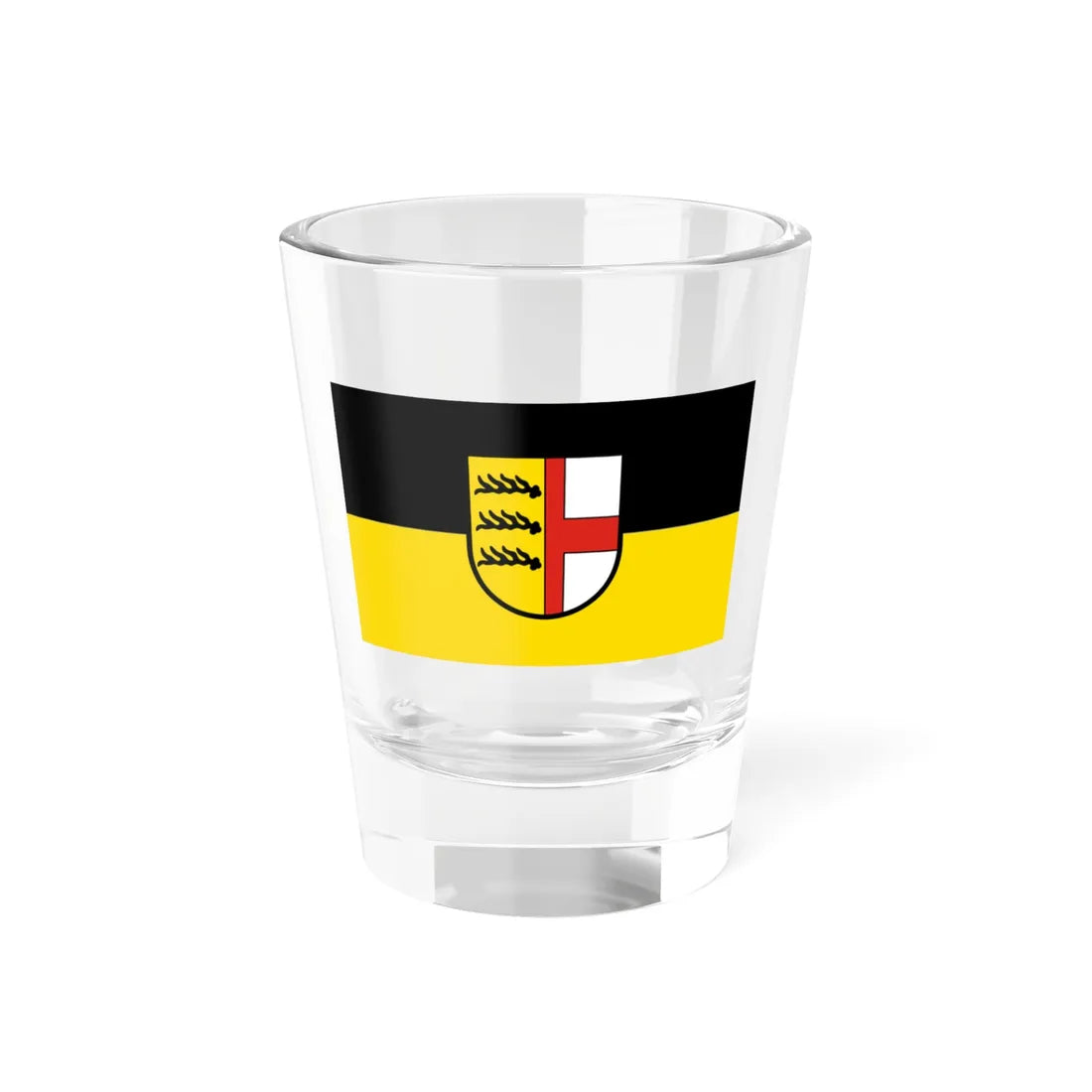 Flagge Rietheim Weilheim (Germany) Shot Glass 1.5oz 1.5oz - Go Mug Yourself