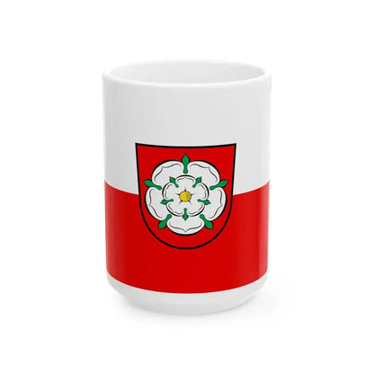 Flagge Rosenheim (Germany) White Coffee Mug 15oz - Go Mug Yourself