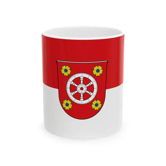 Flagge Rosenthal Hessen (Germany) White Coffee Mug 11oz - Go Mug Yourself