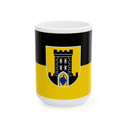 Flagge Ruppertsberg (Germany) White Coffee Mug 15oz - Go Mug Yourself