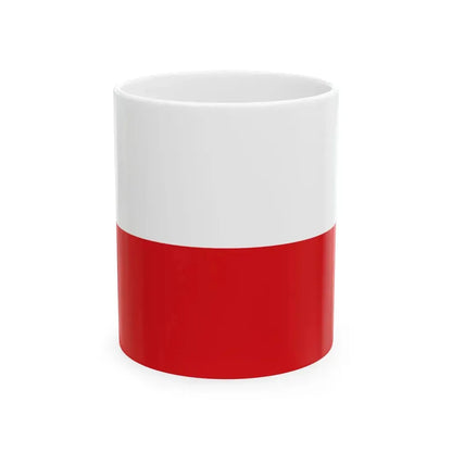 Flagge Salzburg Stadt (Austria) White Coffee Mug 11oz - Go Mug Yourself