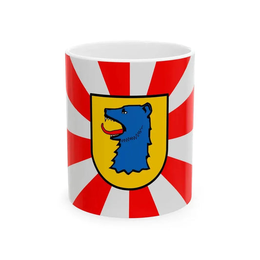 Flagge Scharbeutz (Germany) White Coffee Mug 11oz - Go Mug Yourself