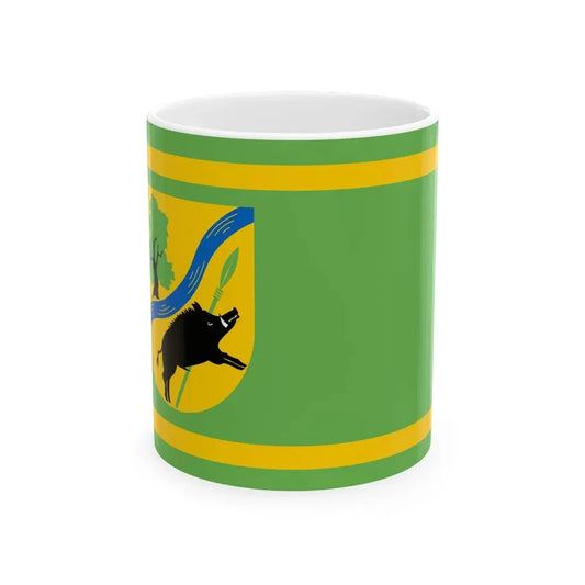 Flagge Schretstaken (Germany) White Coffee Mug 11oz - Go Mug Yourself