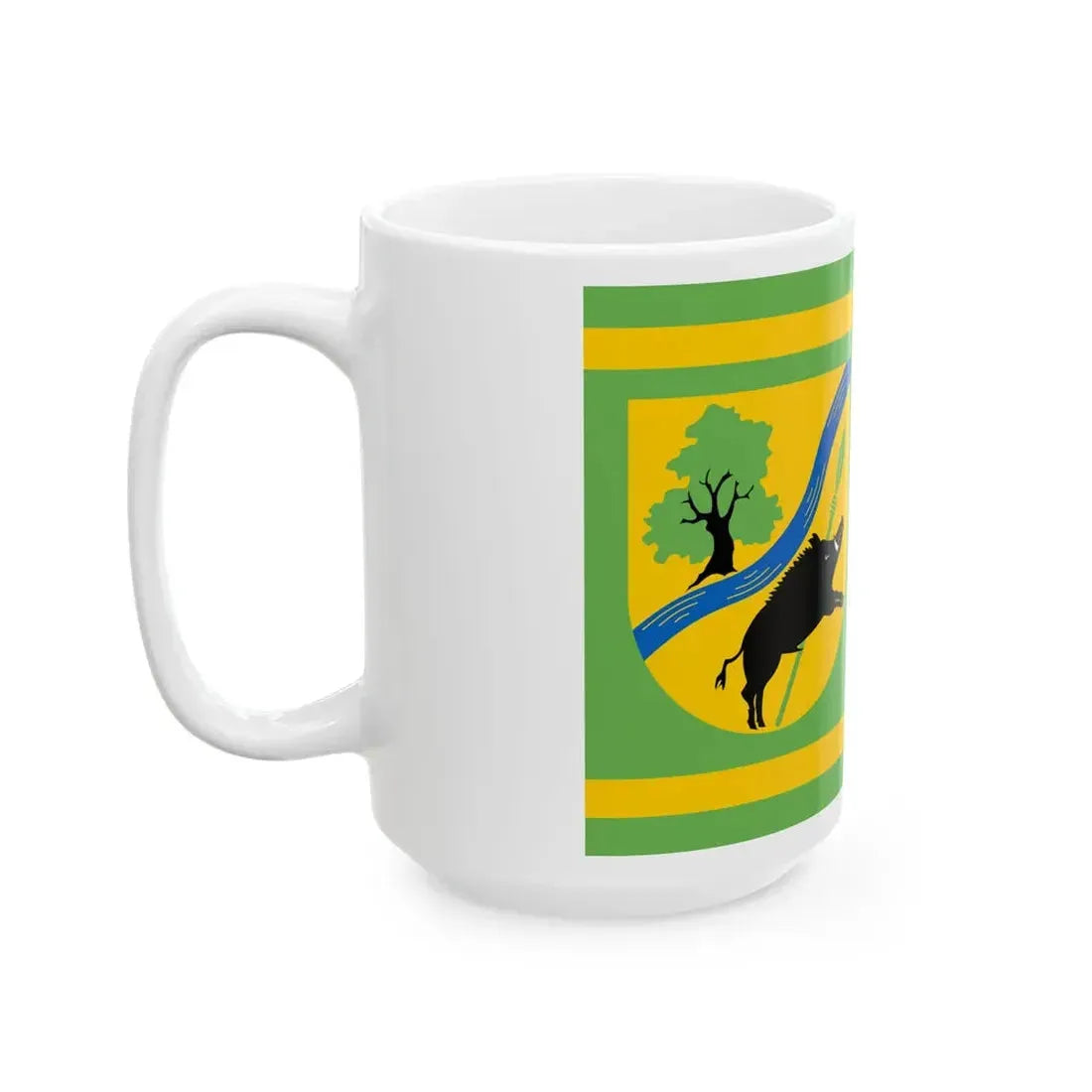 Flagge Schretstaken (Germany) White Coffee Mug - Go Mug Yourself