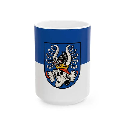 Flagge Schweinsberg (Germany) White Coffee Mug 15oz - Go Mug Yourself