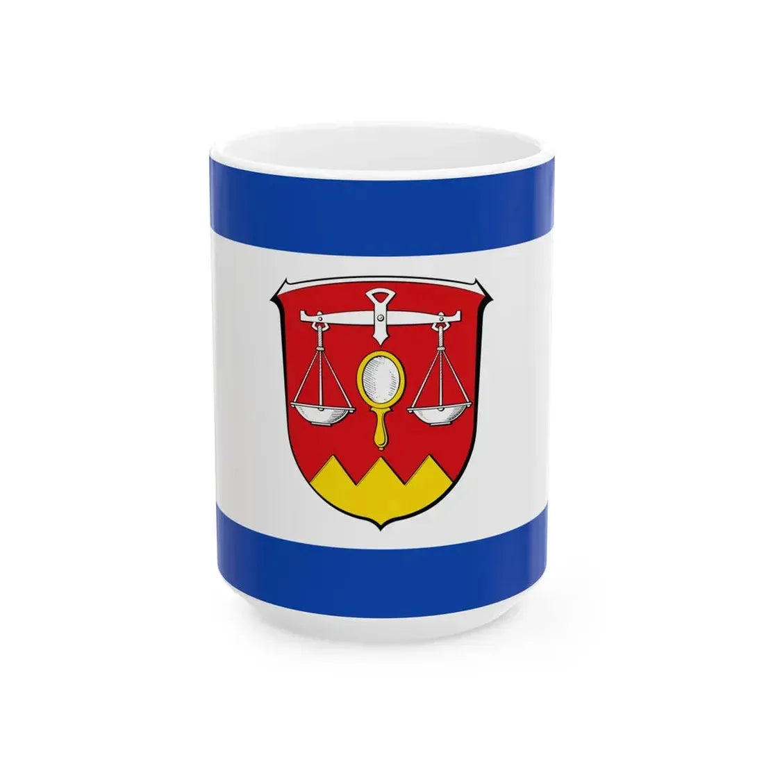 Flagge Semd (Germany) White Coffee Mug 15oz - Go Mug Yourself