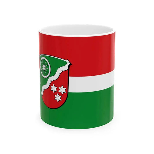 Flagge Sensbachtal (Germany) White Coffee Mug 11oz - Go Mug Yourself
