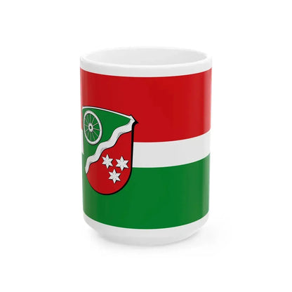Flagge Sensbachtal (Germany) White Coffee Mug 15oz - Go Mug Yourself