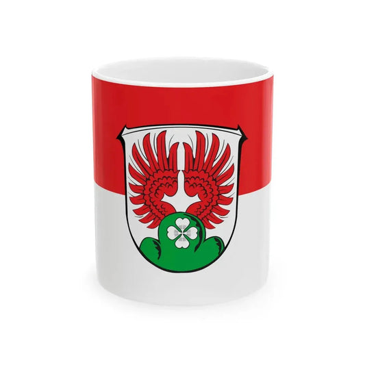 Flagge Silberg Dautphetal (Germany) White Coffee Mug 11oz - Go Mug Yourself