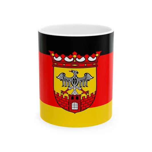 Flagge Sinzig (Germany) White Coffee Mug 11oz - Go Mug Yourself