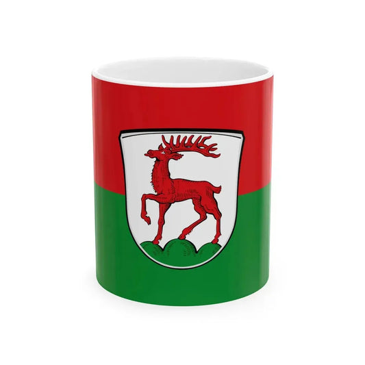 Flagge Sprendlingen Dreieich (Germany) White Coffee Mug 11oz - Go Mug Yourself