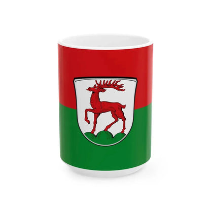 Flagge Sprendlingen Dreieich (Germany) White Coffee Mug 15oz - Go Mug Yourself