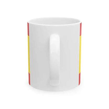 Flagge Stadt Ludwigshafen am Rhein (Germany) White Coffee Mug - Go Mug Yourself
