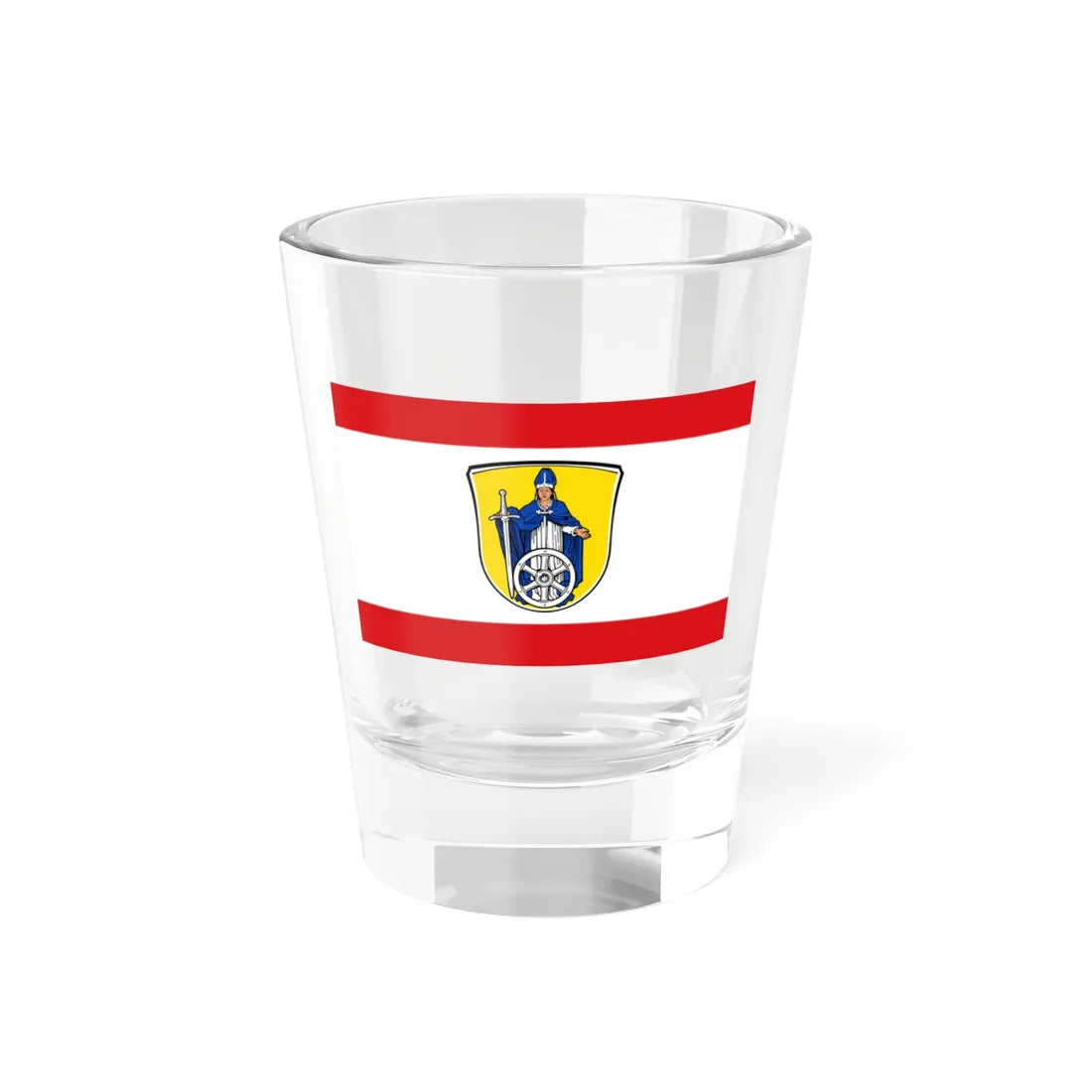 Flagge Steinheim Main (Germany) Shot Glass 1.5oz 1.5oz - Go Mug Yourself