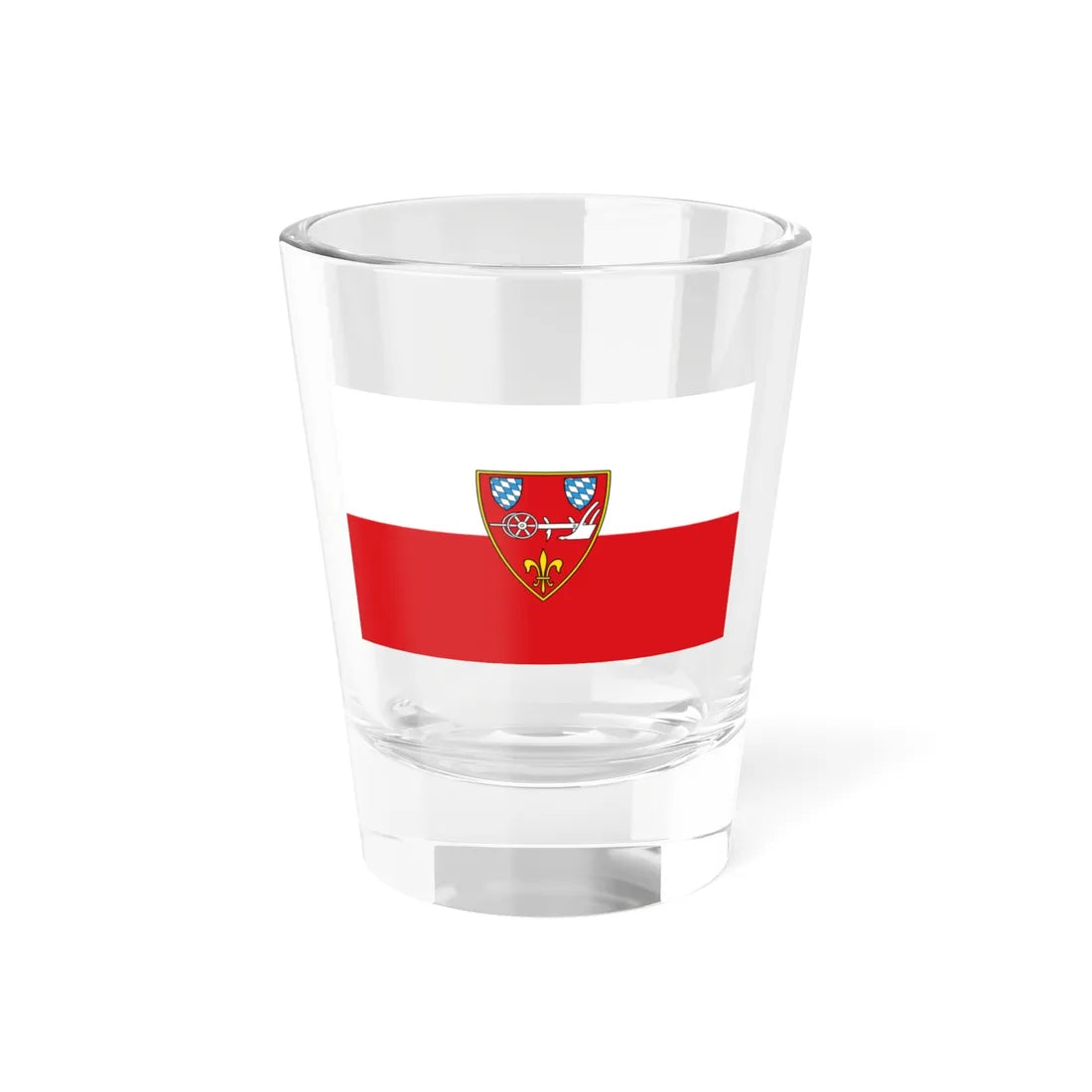 Flagge Straubing (Germany) Shot Glass 1.5oz 1.5oz - Go Mug Yourself
